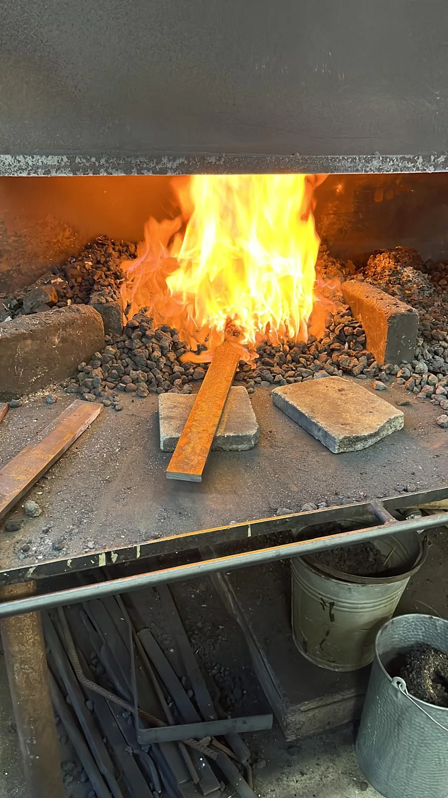 Erhitzung von Metall in der Fertigung